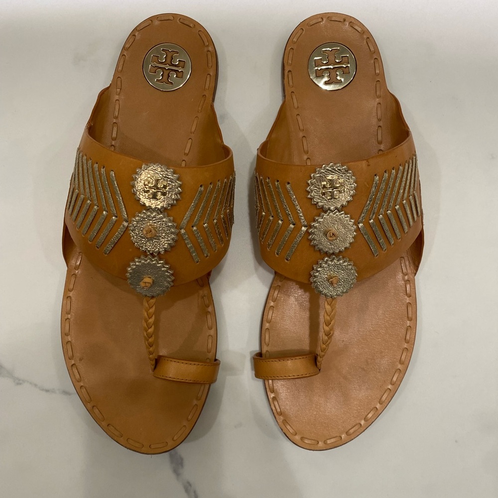 Tory Burch tan sandals